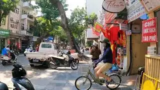 [ 4K ] Hang Bong Street | Hanoi Street | Calm Walk