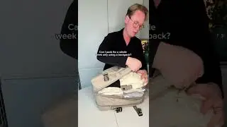 TESTING A TRAVEL BACKPACK 🎒 How much can you pack??