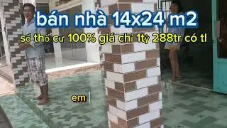 b&aacute;n nh&agrave; 14x24 m2 sổ thổ cư 100% gi&aacute; b&aacute;n gấp chỉ 1.3ty c&oacute; thương lượng