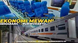 TERNYATA KAMANDAKA JADI MEWAH KELAS EKONOMINYA! Trip Naik KA Kamandaka Semarang - Purwokerto