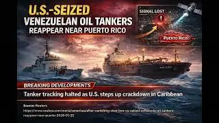 U.S.-Seized Venezuelan Oil Tankers REAPPEAR Near Puerto Rico After Going Dark!