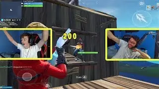 I met this Fortnite YouTuber on OMEGLE, he couldn't believe I was on MOBILE...