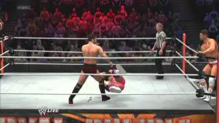 WWE 13: Team Hell No VS Team Rhodes Scholars - Tag Team Title Match- ROYAL RUMBLE 2013