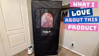 This Portable Infrared Sauna Fixed My Stress & Sore Muscles | KASUE Indoor Steam Sauna