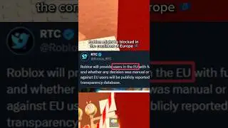 Европа ЗАПРЕЩАЕТ Roblox 😢 #roblox #rblx #relatable #robloxrant #fyp