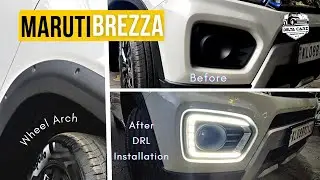 Maruti Suzuki Breeza DRL | Wheel arch |Steering cover |Fog Lamp Drl | Malayalam | Delta Carz