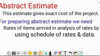 Abstract Estimate
