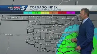 TIMELINE: Severe storms bring hail and tornado risk to parts of Oklahoma (March 12, 2025)