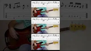 Кино - Бошетунмай (Bass shorts 7 & Tabs) #basstabs #basscover #bassplayer #bassguitar #shorts