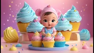 Colorful Cupcake Song 🧁 &ndash; Sweet Baking & Color Learning Rhyme for Kids