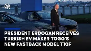 First delivery of Togg&rsquo;s new model T10F made to Turkish President Recep Tayyip Erdogan