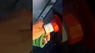 como unir la entrada o salida del tanque, con la cañería de termofusión