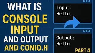 What is Console Input & Output in C? | Explained with conio.h Functions