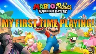 STARTING WITH THE BASICS! MY FIRST TIME PLAYING MARIO + RABBIDS KINGDOM BATTLE!