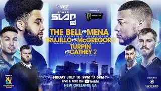 Power Slap 14: THE BELL vs MENA | 2 TITLE MATCHES 🏆