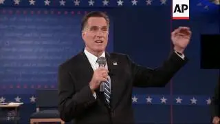 President Obama and Governor Mitt Romney square off in their second televised Presidential debate