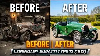 POV Classic Car Restoration ASMR — Bugatti Type 13 1913
