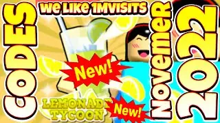 NEW CODES Lemonade Tycoon 🍋 [OBBIES!] By Lightbulb, Roblox GAME, ALL SECRET CODES, ALL WORKING CODES