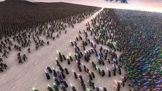 30.000 JEDI vs 30.000 CHUCK NORRIS - Ultimate Epic Battle Simulator