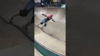 Beth Mooring 45 second run skateboard GB pipeline project