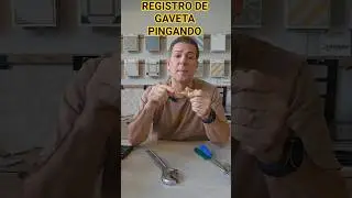 Consertando o registro de gaveta docol sem fechar a coluna d'&aacute;gua #fa&ccedil;avoc&ecirc;mesmo