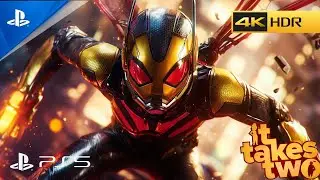It Takes Two PS5 - Cody and May vs the Mortar Wasp Boss Battle - The Tree