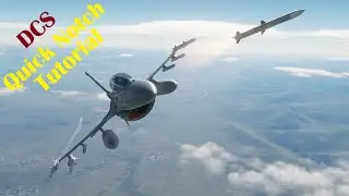 DCS: Quick Notching Tutorial (cockpit and tacview side-by-side)