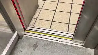 (Birthday special) 2018 KONE Monospace lift at Platform 1 Newbury Park Station 