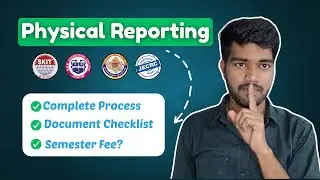 REAP 2025 💥 Physical Reporting Explained | Allotment Ke Baad Kya Zaruri Hai?