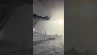 Khibiny ski resort evening ride, Kirovsk, Russia