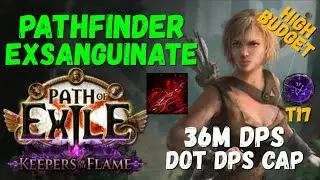 (Ready for 3.27) Pathfinder Exsanguinate Build 36M Poison DPS, Amazing Mapper, High Budget