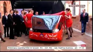 Premiera bolidu Eagle One w programie TVP.INFO 