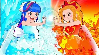 HOT Princess vs COLD Princess: Who Will Be The Best GirlFriends?! | Poor Princess Life Animation