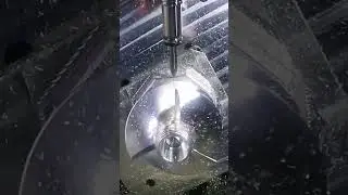 3D Surfacing an Impeller w/ an Emuge Circle Segment Cutter (much faster than ball mill)