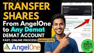 Transfer Shares to One demat To another Demat account // Angelone New process 2025