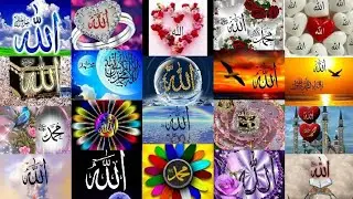 Allah Muhammad name dp/muslim islamic hd wallpaper 3d background images/dp for WhatsApp fb insta /dp