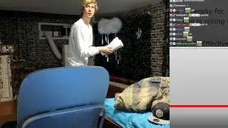 xQc Starts Hearing Weird Noises Upstairs...