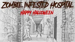 How to Draw Zombie-infested Hospital in One Point Perspective