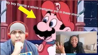 Reacting to DashieGames | DashieGames Reacting to Old Super Mario Cartoons!