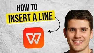 How to Insert a Line in WPS Office 2025 (Fast & Easy Guide)
