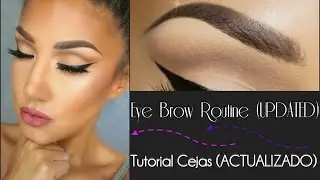 Tutorial de CEJAS PERFECTAS / Makeup for EYEBROWS ON FLEEK  | auroramakeup