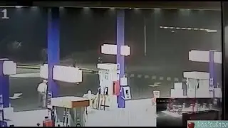 Strange Alien Entity Or Robot Seen Near A Gas Station In Peru