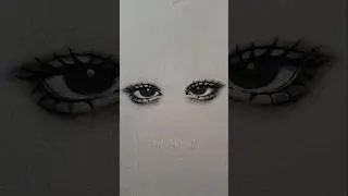 Drawing girl's eyes ✨️ #drawing #eyes #howtodraw #sketch #art #shorts