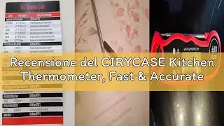 Recensione del CIRYCASE Kitchen Thermometer, Fast & Accurate Read Barbecue Thermometer with Addition