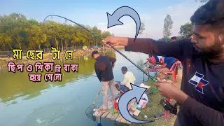 🎣 Rod Bent by Big Fish! 😲 | Asif Bhai&rsquo;s Shocking Bite | 10K Match | Babar Shopno 🐟
