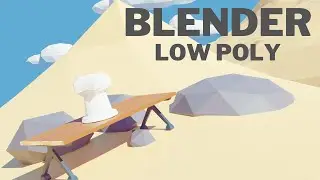 Blender Low Poly Game Asset || Cook Hat ||