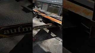 Trailer fail and repair 🤙 #fail #trailer #fabrication #equipment #mechanic #truckfail #welder