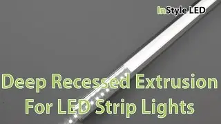 LED Tape Profile - Deep Recessed Extrusion for LED Tape