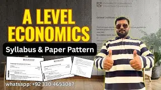 AS & A Level Economics Complete Syllabus & Paper Pattern | Economics 9708
