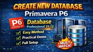 Как создать новую базу данных в Primavera P6 Professional 25.12 | Пошаговое руководство